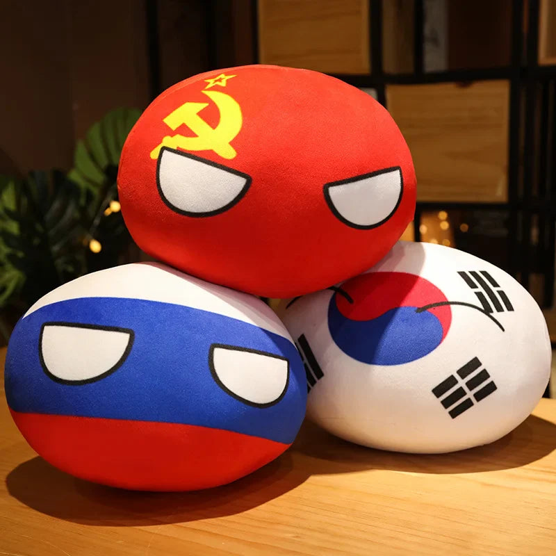 Country Ball Plushies