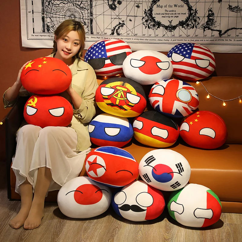 Country Ball Plushies